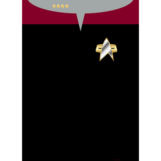 Star Trek: Voyager Command Uniform Sherpa Blanket