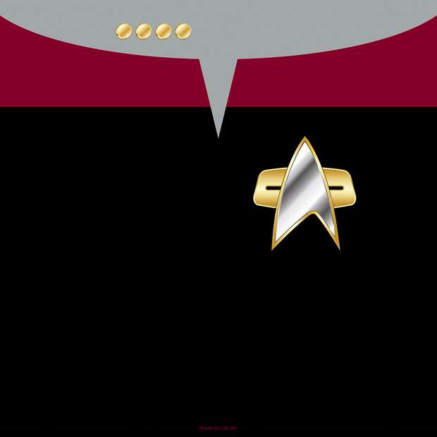 Star Trek: Voyager Command Uniform Premium Tote Bag