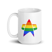 Star Trek: Voyager Pride Delta White Mug