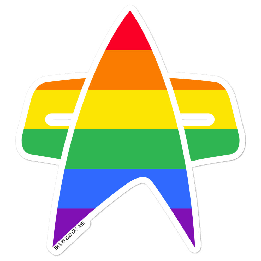 Star Trek: Voyager Pride Delta Die Cut Sticker