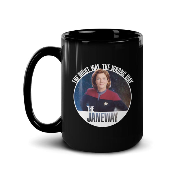 Star Trek: Voyager The Janeways Black Mug