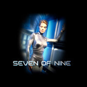 Star Trek: Voyager Seven of Nine Satin Poster