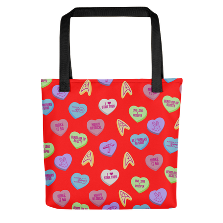 Star Trek Valentine's Day Hearts Premium Tote Bag