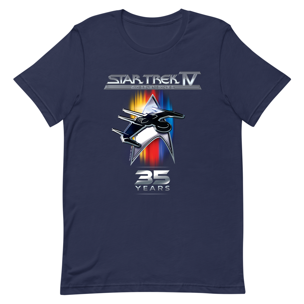 Star Trek IV: The Voyage Home 35th Anniversary Adult Short Sleeve T-Shirt