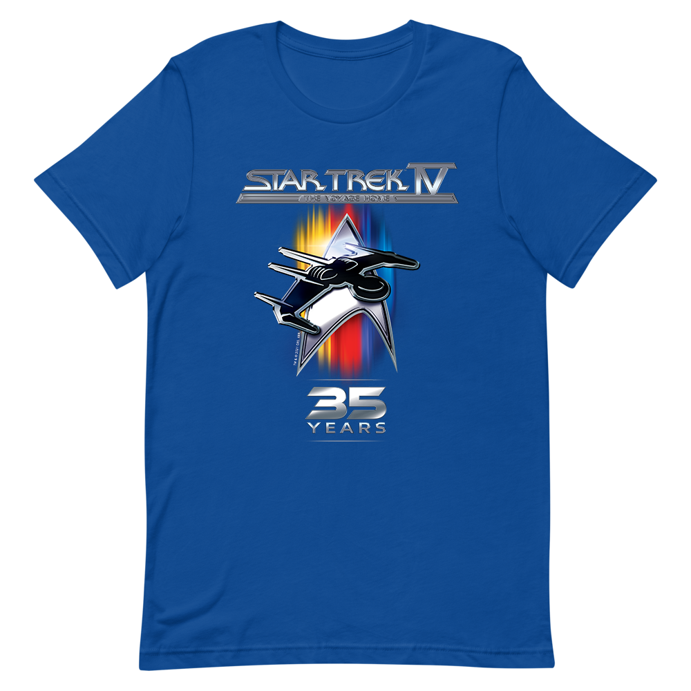 Star Trek IV: The Voyage Home 35th Anniversary Adult Short Sleeve T-Shirt