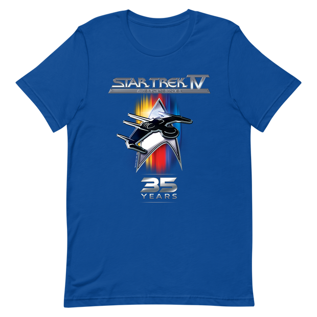 Star Trek IV: The Voyage Home 35th Anniversary Adult Short Sleeve T-Shirt
