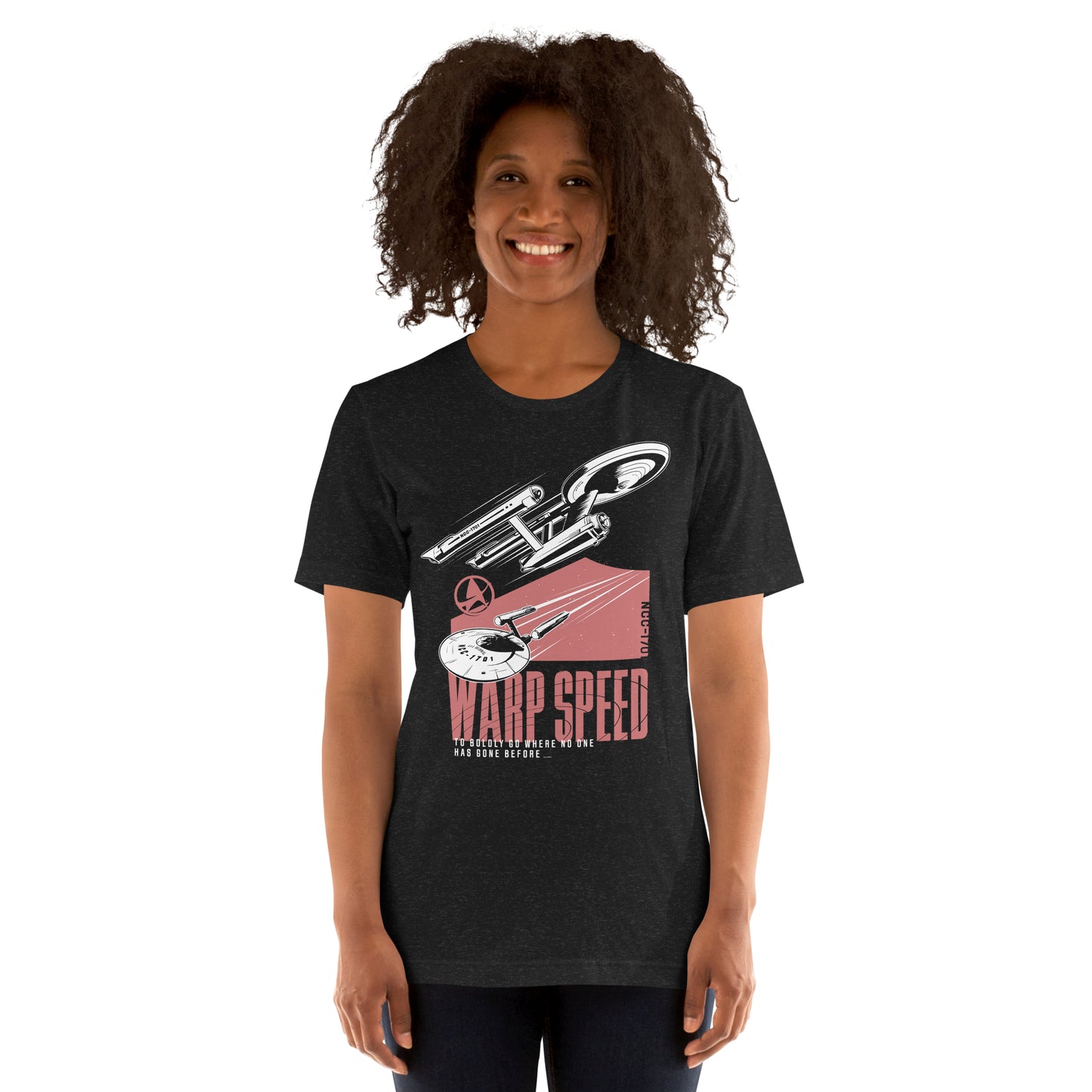 Star Trek Warp Speed Adult T-Shirt