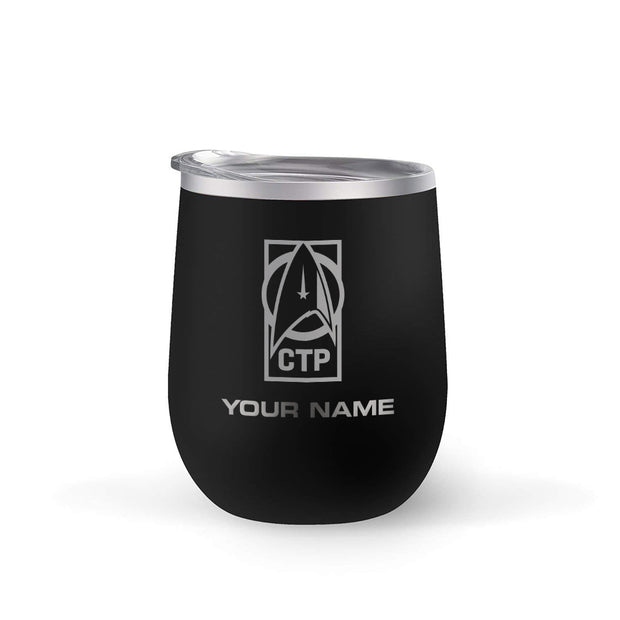 Star Trek: Discovery CTP Personalized 12 oz Stainless Steel Wine Tumbler