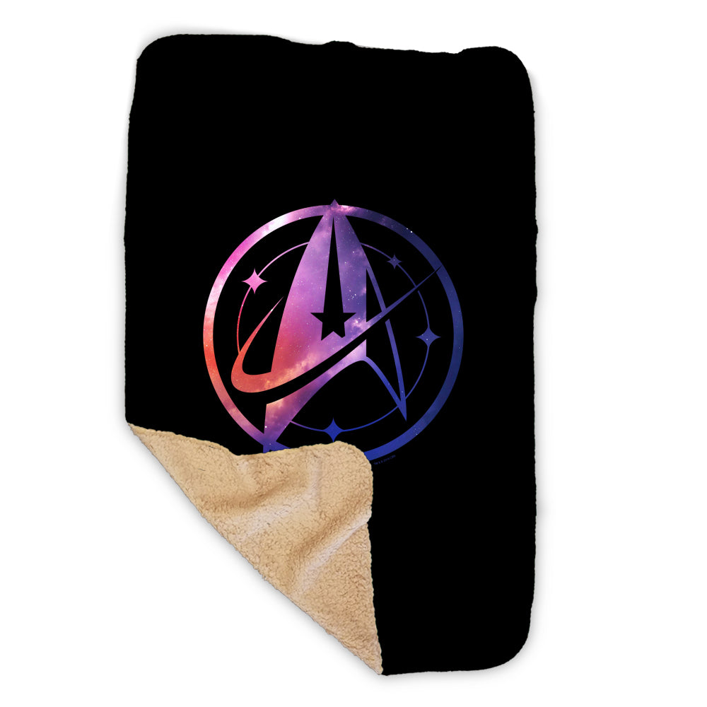 Star Trek: Discovery Universe Logo Sherpa Blanket