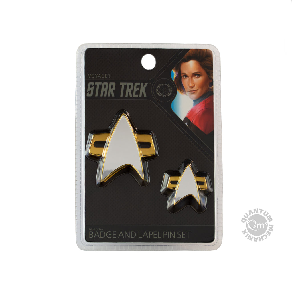 Star Trek: Voyager Badge and Pin Set Star Trek Shop