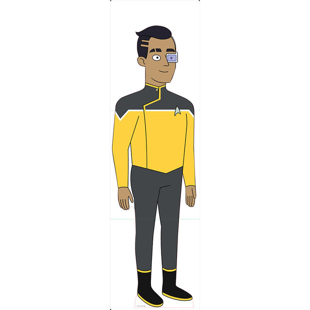 Star Trek Lower Decks Sam Rutherford Cardboard Cutout Standee Star