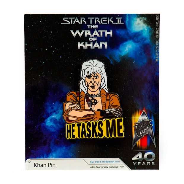 Star Trek II: The Wrath of Khan 40th Anniversary Exclusive Khan Pin