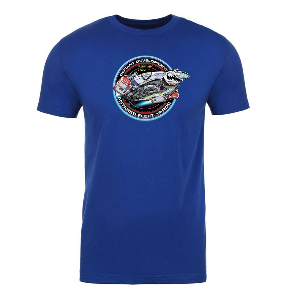 Star Trek Deep Space Nine Defiant Development Adult Short Sleeve T Shirt
