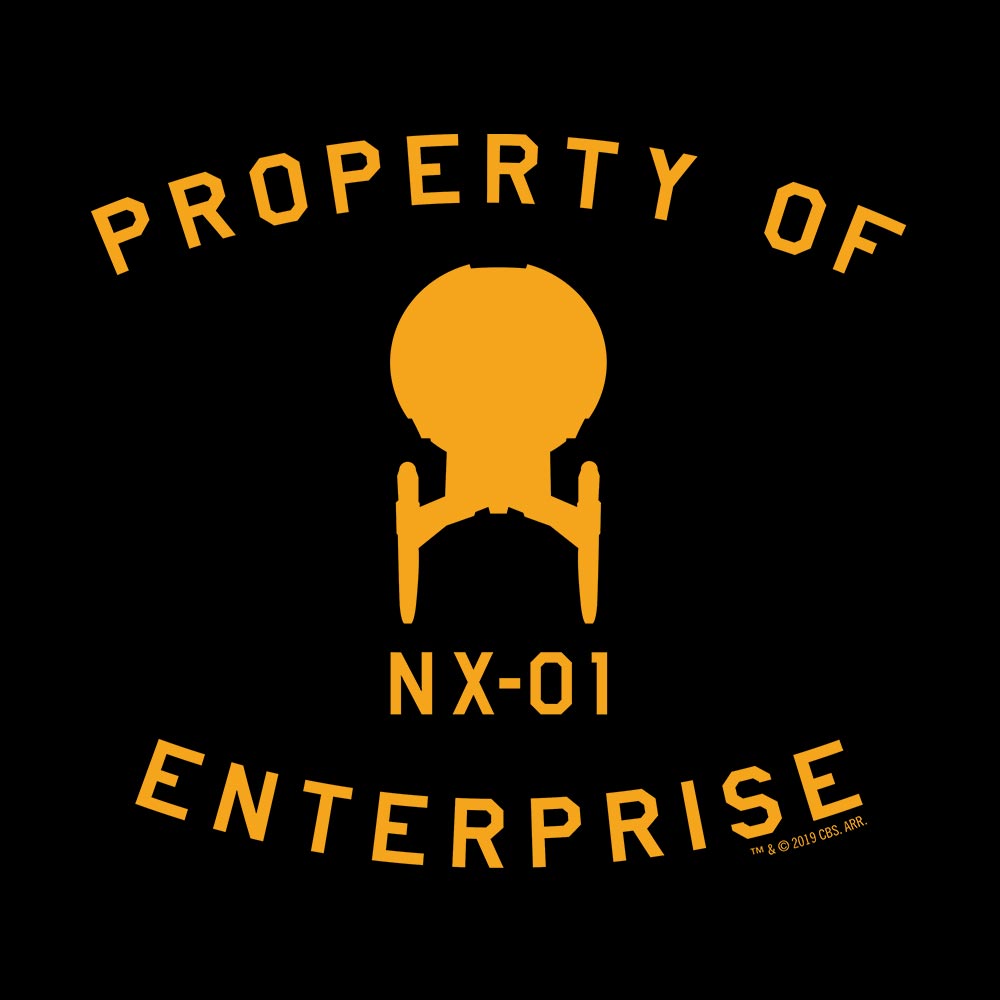 Star Trek: Enterprise Property of Enterprise Adult Short Sleeve T-Shirt