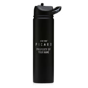 Star Trek: Picard Property Of Personalized Laser Engraved SIC Water Bottle