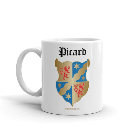 Star Trek: Picard Coat of Arms Picard Family Forever White Mug