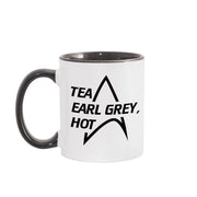 Star Trek: The Next Generation Tea Earl Grey Hot 11 oz Two-Tone Mug