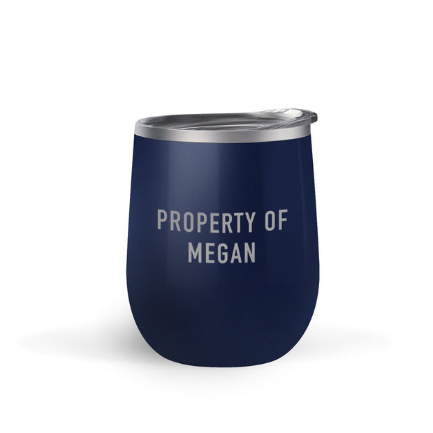 Star Trek: Picard Property of Personalized Double Sided 12 oz Stainless Steel Wine Tumbler