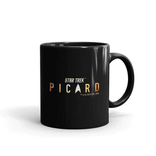 Star Trek: Picard Cast Collage Black Mug