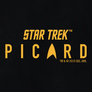 Star Trek: Picard Logo Lightweight Zip Up Hooded Sweatshirt