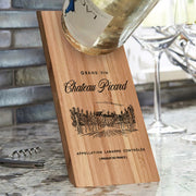Star Trek: Picard Chateau Picard Vineyard Logo Wooden Wine Bottle Holder