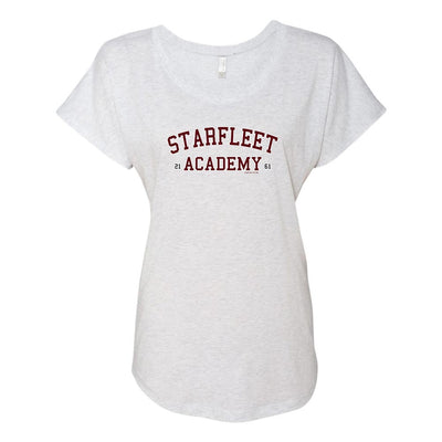 Star Trek Starfleet Academy Varsity Women's Tri-Blend Dolman T-Shirt