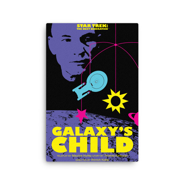 Star Trek: The Next Generation Juan Ortiz Galaxy's Child Premium Gallery Wrapped Canvas
