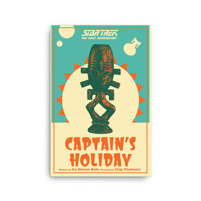 Star Trek: The Next Generation Juan Ortiz Captain's Holiday Premium Gallery Wrapped Canvas