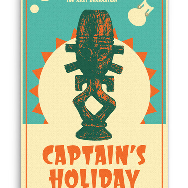 Star Trek: The Next Generation Juan Ortiz Captain's Holiday Premium Gallery Wrapped Canvas