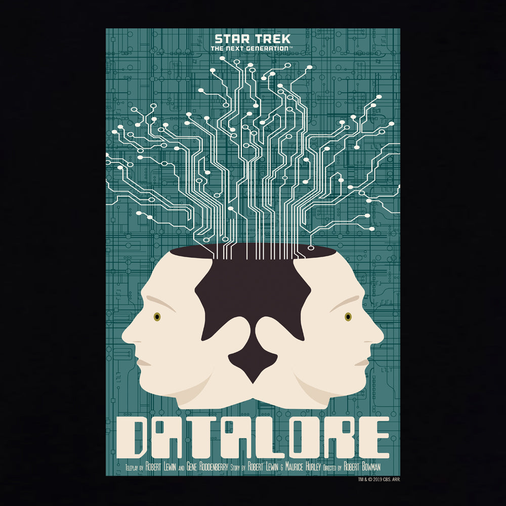 Star Trek: The Next Generation Juan Ortiz Datalore Adult Short Sleeve T-Shirt