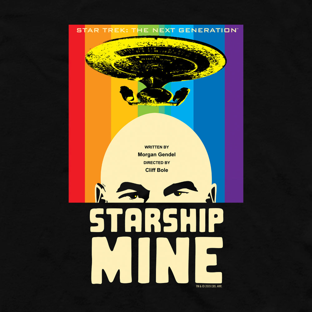 Star Trek: The Next Generation Juan Ortiz Starship Mine Adult Short Sleeve T-Shirt
