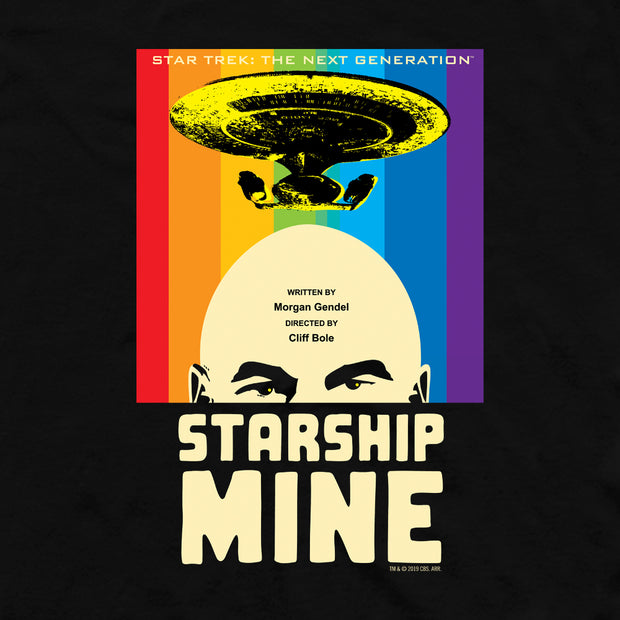 Star Trek: The Next Generation Juan Ortiz Starship Mine Adult Short Sleeve T-Shirt