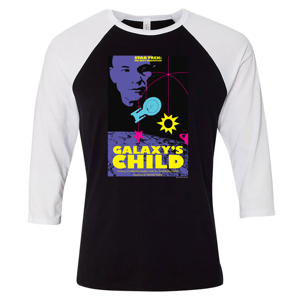 Star Trek: The Next Generation Juan Ortiz Galaxy's Child 3/4 Sleeve Baseball T-Shirt