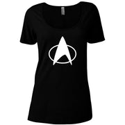 Star Trek: The Next Generation Delta Women's Relaxed Scoop Neck T-Shirt