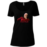 Star Trek: The Next Generation Facepalm Women's Relaxed Scoop Neck T-Shirt