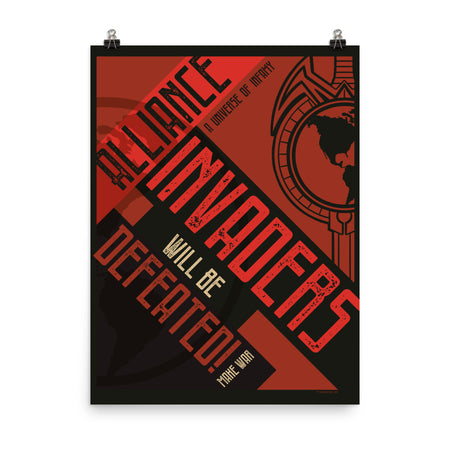 Star Trek: The Next Generation Mirror Universe Invaders Will Be Defeated Premium Poster