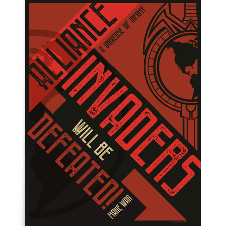 Star Trek: The Next Generation Mirror Universe Invaders Will Be Defeated Premium Poster