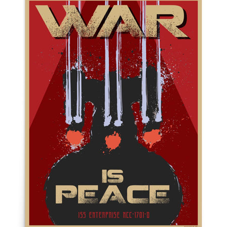 Star Trek: The Next Generation Mirror Universe War is Peace Premium Poster