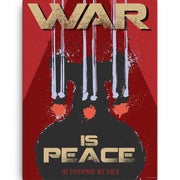 Star Trek: The Next Generation Mirror Universe War is Peace Wrapped Canvas
