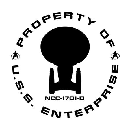 Star Trek: The Next Generation Property Of U.S.S. Enterprise White Mug