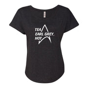 Star Trek: The Next Generation Tea Earl Grey Ho Women's Tri-Blend Dolman T-Shirt