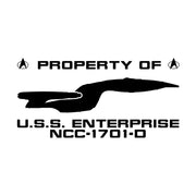 Star Trek: The Next Generation U.S.S. Enterprise Profile White Mug