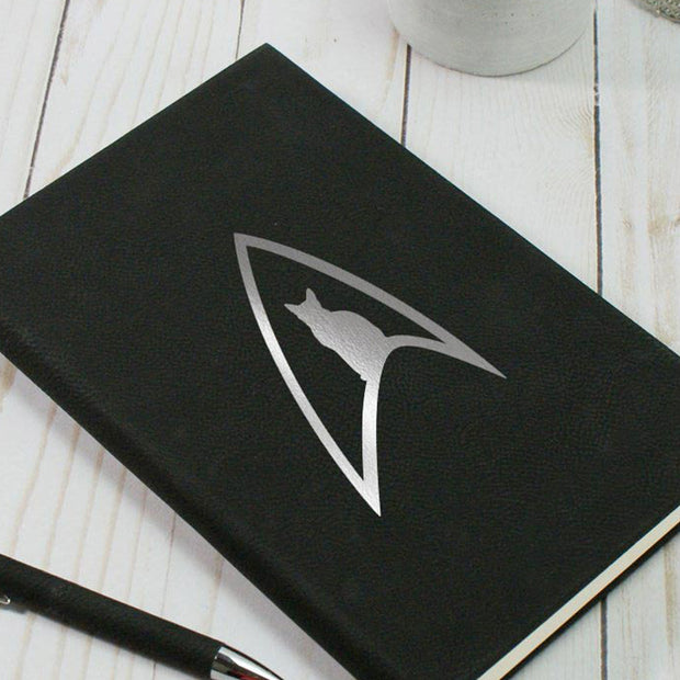 Star Trek: The Original Series Kitty Cat Logo Laser Engraved Notebook