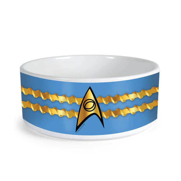Star Trek The Original Series Blue Uniform Dog Bowl