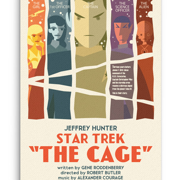 Star Trek: The Original Series Juan Ortiz The Cage Premium Gallery Wrapped Canvas