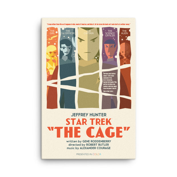 Star Trek: The Original Series Juan Ortiz The Cage Premium Gallery Wrapped Canvas