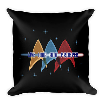 Star Trek: The Original Series Live Long and Prosper Deltas Pillow - 16" x 16"