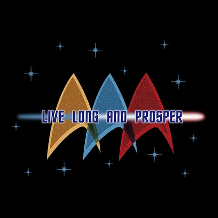 Star Trek: The Original Series Live Long and Prosper Deltas Pillow - 16" x 16"