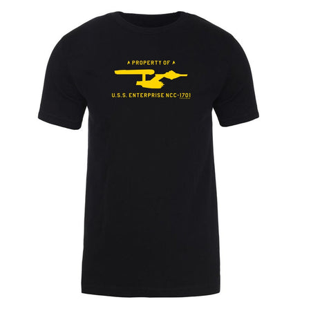 Star Trek: The Original Series U.S.S. Enterprise Property of Profile Adult Short Sleeve T-Shirt