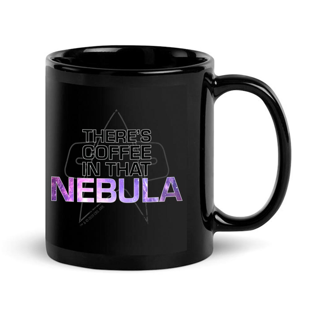 Star Trek: Voyager Coffee In That Nebula Black Mug Black / 11 oz